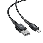 Acefast MFI laidas USB - Lightning 1.8m, 2.4A juodas (C4-02 A Black)