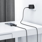 Acefast MFI laidas USB - Lightning 1.8m, 2.4A juodas (C4-02 A Black)