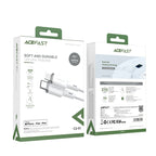Acefast MFI USB-C - Lightning laidas 1.2 m, 30W, 3A, juodas (C2-01 black)