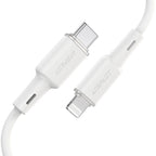 Acefast MFI USB-C - Lightning laidas 1.2 m, 30W, 3A, juodas (C2-01 black)