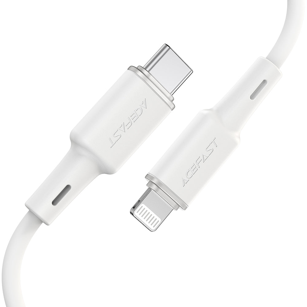 Acefast MFI USB-C - Lightning laidas 1.2 m, 30W, 3A, juodas (C2-01 black)