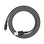 Acefast MFI USB - Lightning laidas 1.2 m, 2.4A, juodas (C2-02 black)