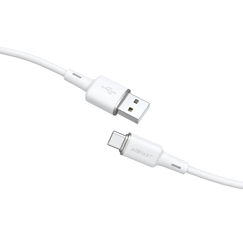 Acefast USB - USB-C laidas 1.2 m, 3A, baltas (C2-04 white)