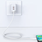 Acefast USB - USB-C laidas 1.2 m, 3A, baltas (C2-04 white)