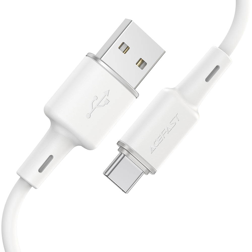 Acefast USB - USB-C laidas 1.2 m, 3A, baltas (C2-04 white)