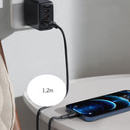 Acefast USB - USB-C laidas 1.2 m, 3A, baltas (C2-04 white)