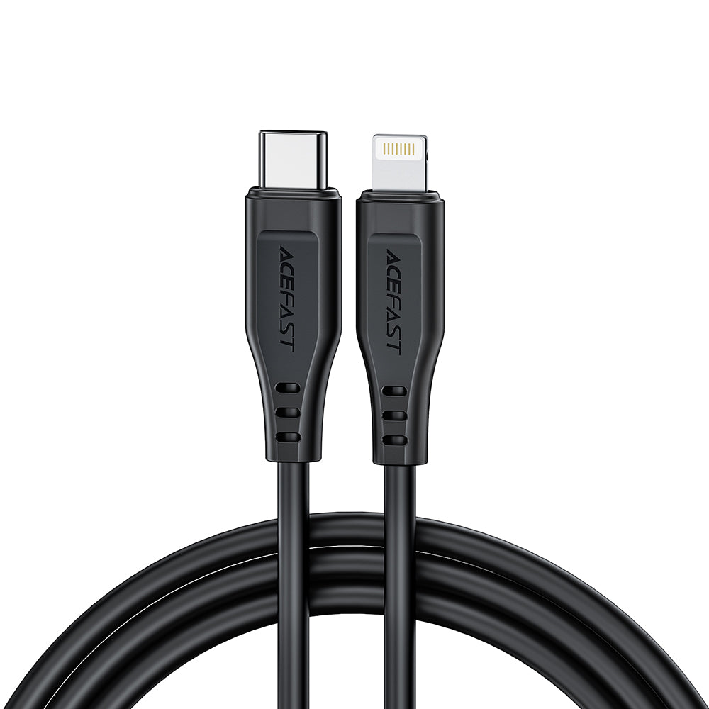 Acefast C3-01 Lightning - USB-C PD laidas 30W 3A 480Mb/s 1.2 m, baltas