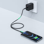 Acefast C3-01 Lightning - USB-C PD laidas 30W 3A 480Mb/s 1.2 m, baltas