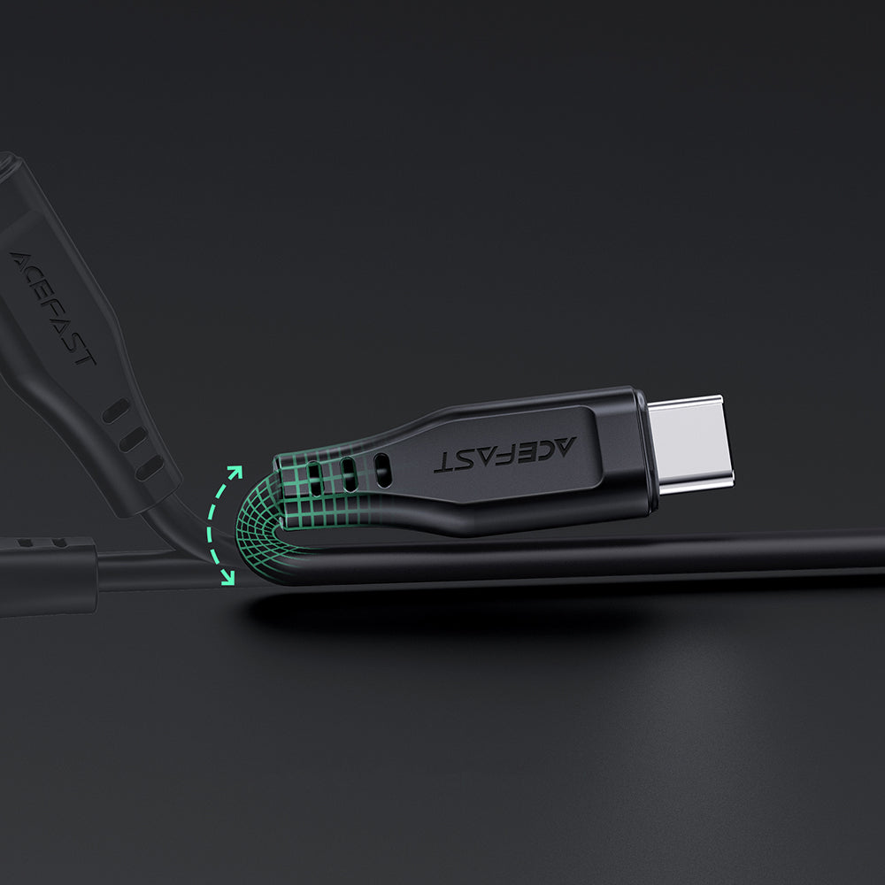 Acefast C3-01 Lightning - USB-C PD laidas 30W 3A 480Mb/s 1.2 m, baltas