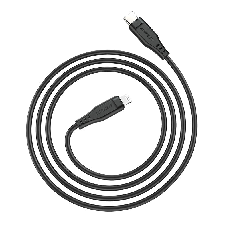 Acefast C3-01 Lightning - USB-C PD laidas 30W 3A 480Mb/s 1.2 m, baltas