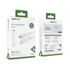 Acefast C3-01 Lightning - USB-C PD laidas 30W 3A 480Mb/s 1.2 m, baltas