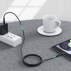 Acefast C3-01 Lightning - USB-C PD laidas 30W 3A 480Mb/s 1.2 m, baltas
