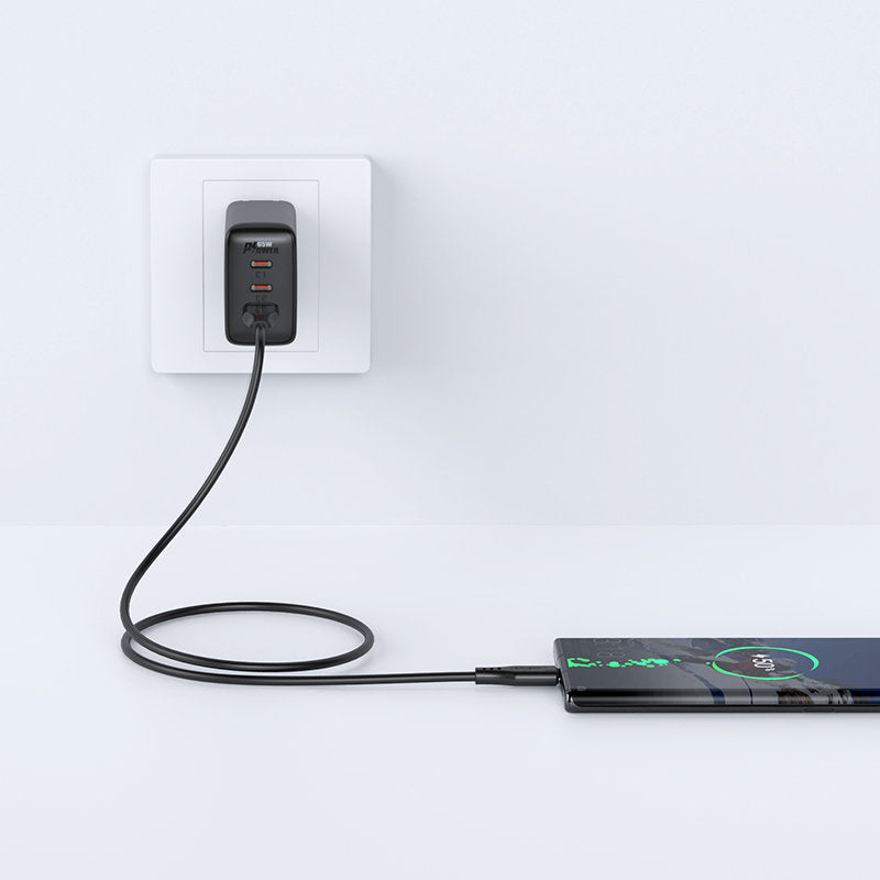 Acefast USB - USB-C laidas 1.2 m, 3A, baltas (C3-04 white)