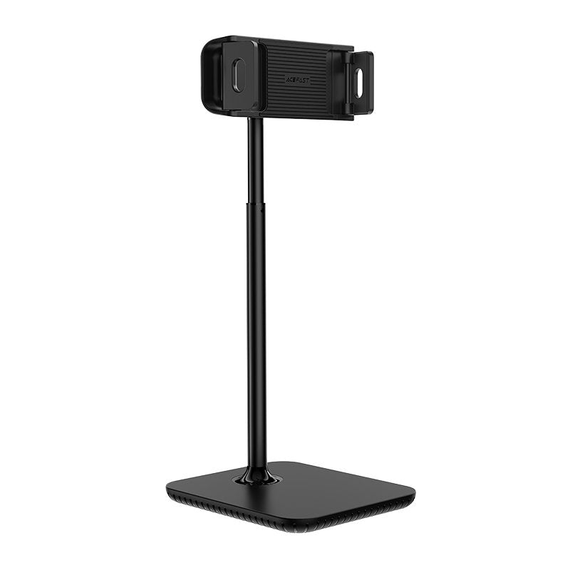 Acefast teleskopinis telefono ir planšetės laikiklis (135-230mm pločio) stalui, 360°, juodas (E4 black)