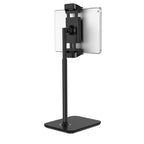 Acefast teleskopinis telefono ir planšetės laikiklis (135-230mm pločio) stalui, 360°, juodas (E4 black)