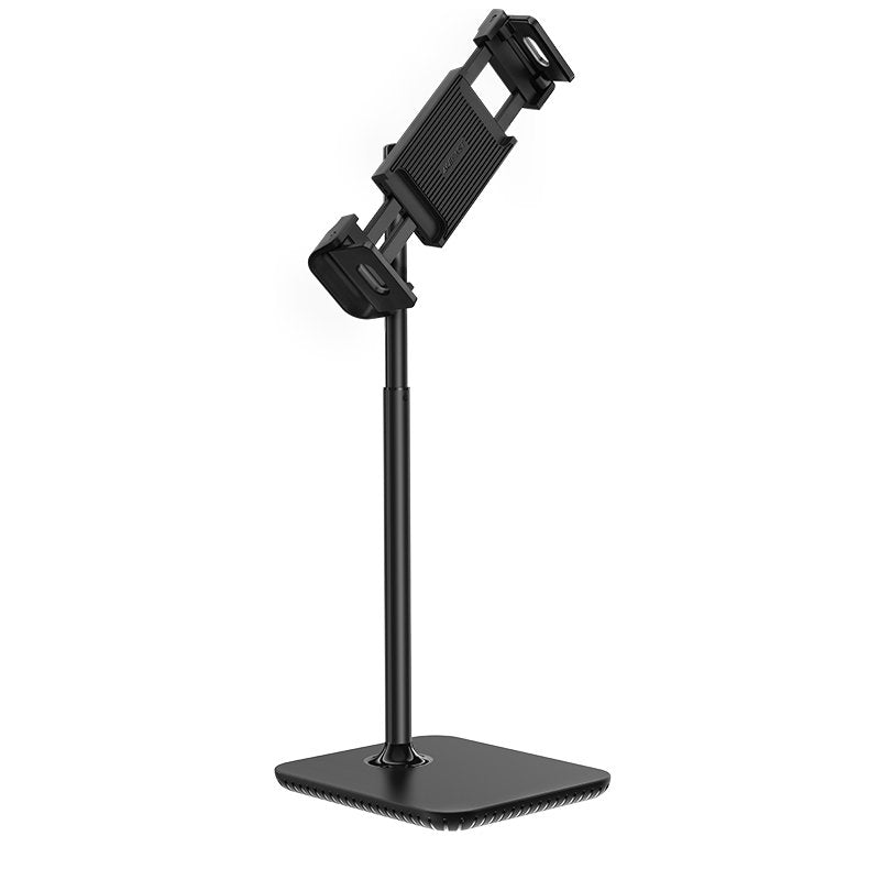 Acefast teleskopinis telefono ir planšetės laikiklis (135-230mm pločio) stalui, 360°, juodas (E4 black)