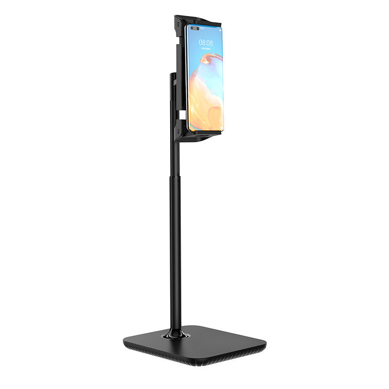 Acefast teleskopinis telefono ir planšetės laikiklis (135-230mm pločio) stalui, 360°, juodas (E4 black)