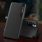 Eco Leather View dėklas Xiaomi Redmi Note 11 Pro+ 5G – raudonas -- Xiaomi Mi 11i HyperCharge