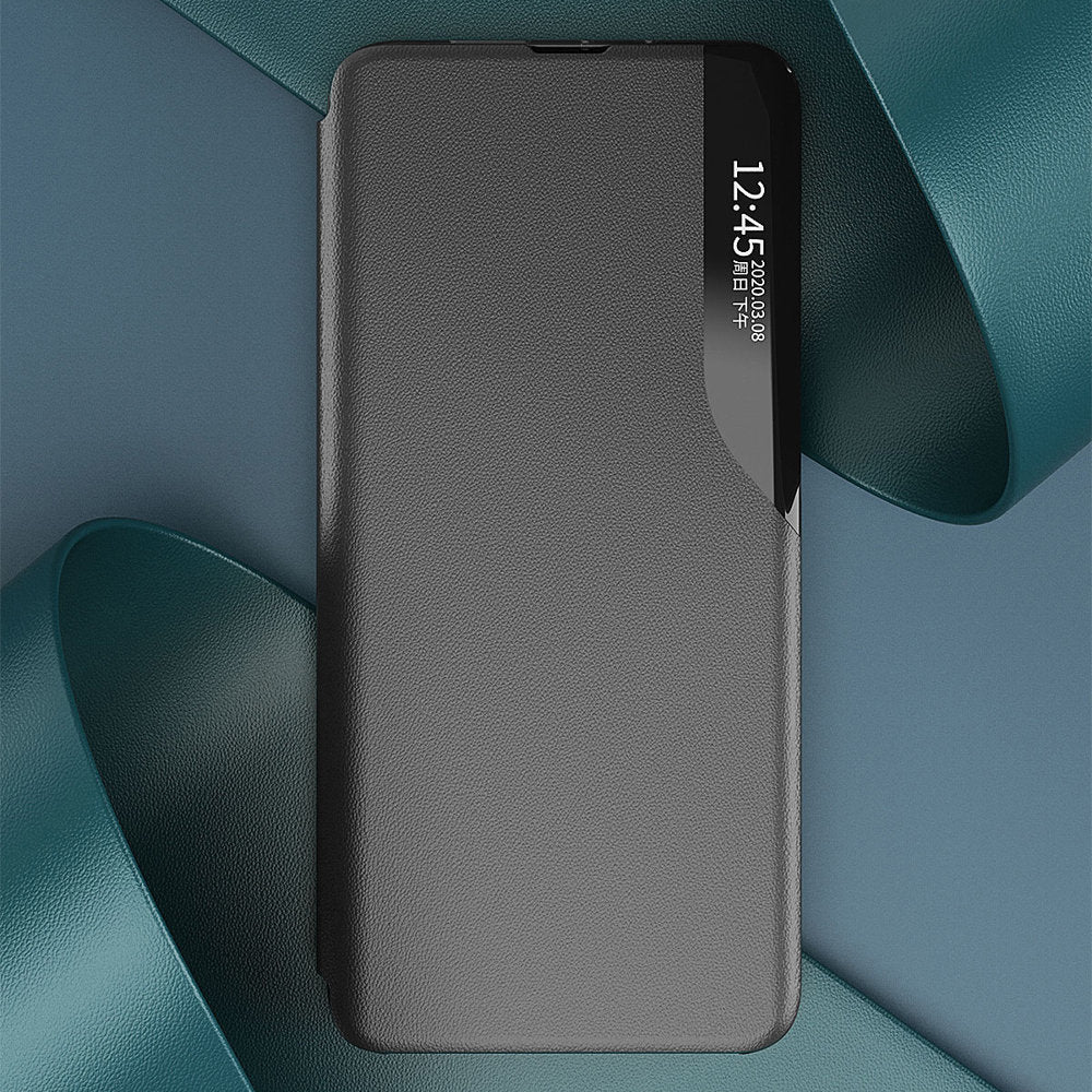 Eco Leather View dėklas Poco M4 Pro 5G – raudonas -- Xiaomi Poco M4 Pro