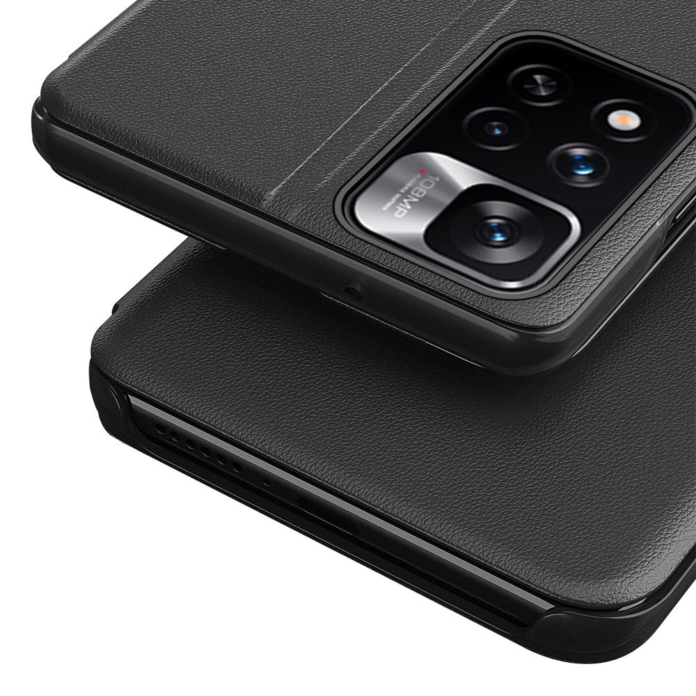Atverčiamas dėklas Poco M4 Pro 5G – juodas -- Xiaomi Poco M4 Pro