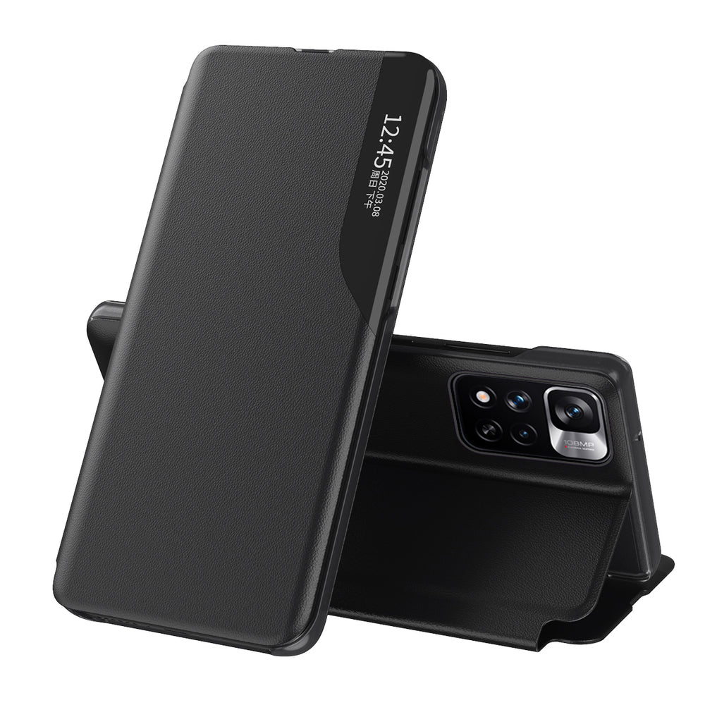 Atverčiamas dėklas Poco M4 Pro 5G – juodas -- Xiaomi Poco M4 Pro