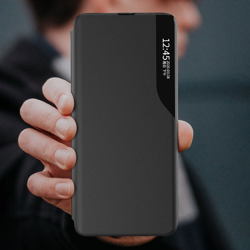 Atverčiamas dėklas Poco M4 Pro 5G – juodas -- Xiaomi Poco M4 Pro