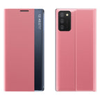 Atverčiamas dėklas Samsung Galaxy A03s – rožinis -- Samsung Galaxy A03s