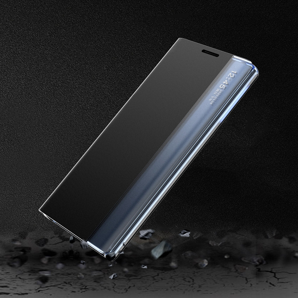 Sleep dėklas su stovu Samsung Galaxy A03s – mėlynas -- Samsung Galaxy A03s