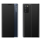 Atverčiamas dėklas su stovu Samsung Galaxy A03s – juodas -- Samsung Galaxy A03s