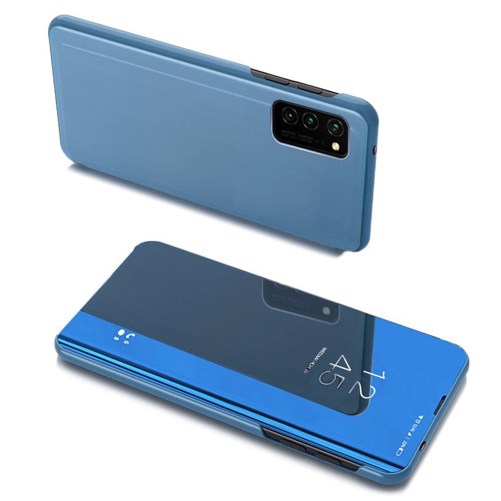 Clear View atverčiamas dėklas Samsung Galaxy A03s – mėlynas -- Samsung Galaxy A03s