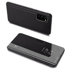 Clear View dėklas Samsung Galaxy A03s – juodas -- Samsung Galaxy A03s