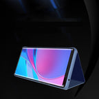 Clear View dėklas Samsung Galaxy A03s – juodas -- Samsung Galaxy A03s