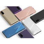 Clear View dėklas Samsung Galaxy A03s – juodas -- Samsung Galaxy A03s