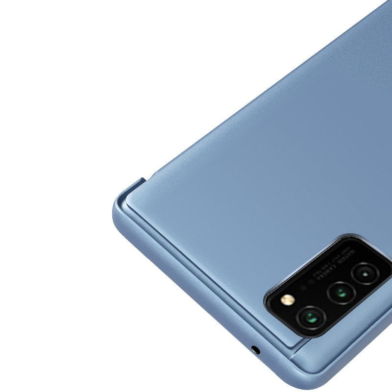 Clear View dėklas Samsung Galaxy A03s – juodas -- Samsung Galaxy A03s