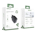 Acefast greitas USB Type-C 20W Power Delivery įkroviklis, juodas (A1 EU juodas)