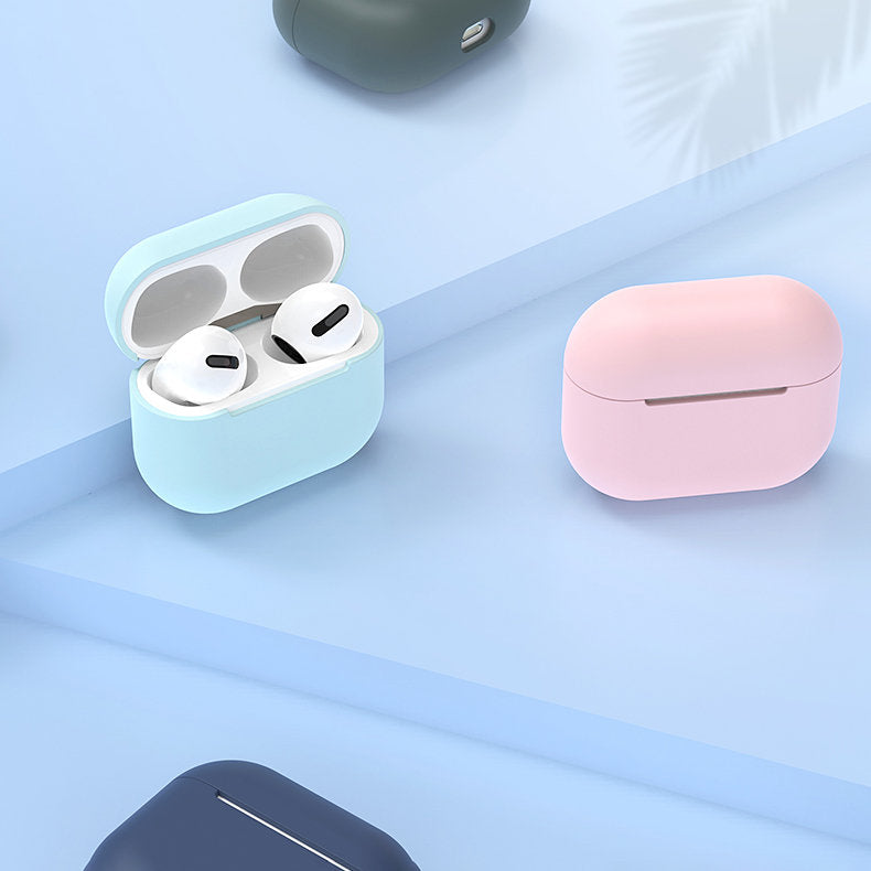 Silikoninis dėklas AirPods 1/2 – baltas