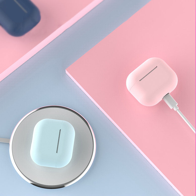 Silikoninis dėklas AirPods 1/2 – baltas