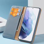 Dux Ducis Hivo odinis dėklas-piniginė Samsung Galaxy S22+ – mėlynas -- Samsung Galaxy S22+