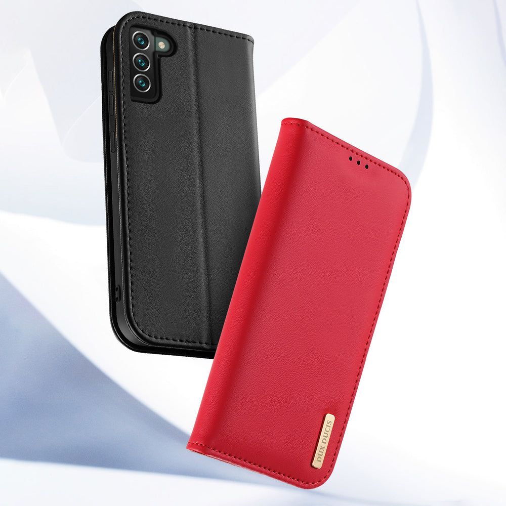 Dux Ducis Hivo odinis dėklas-piniginė Samsung Galaxy S22+ – mėlynas -- Samsung Galaxy S22+