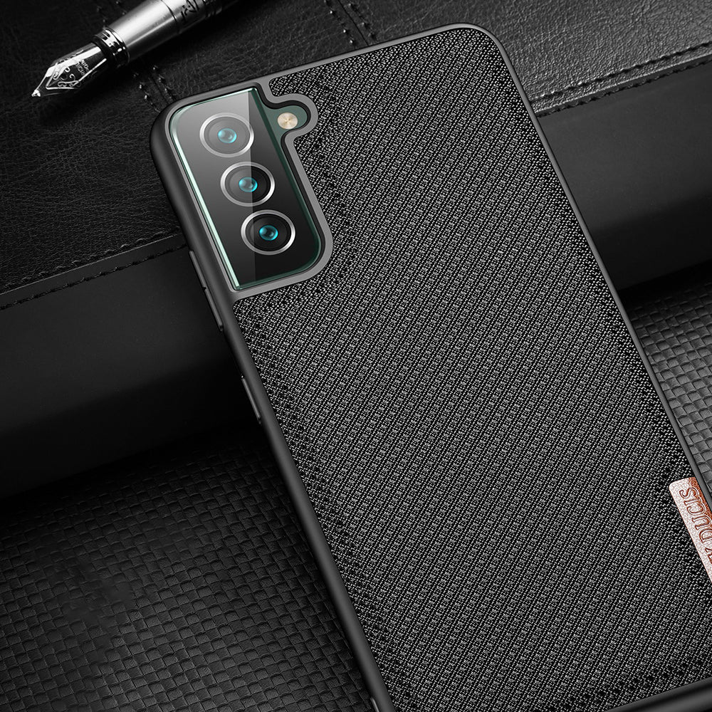 Dux Ducis Fino nyloninis dėklas Samsung Galaxy S22+ – mėlynas -- Samsung Galaxy S22+