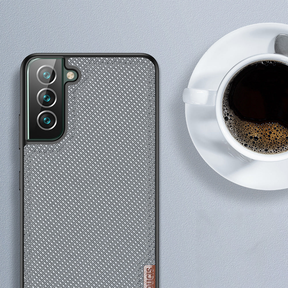 Dux Ducis Fino nyloninis dėklas Samsung Galaxy S22+ – mėlynas -- Samsung Galaxy S22+