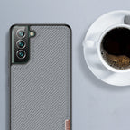 Dux Ducis Fino nyloninis dėklas Samsung Galaxy S22+ – mėlynas -- Samsung Galaxy S22+