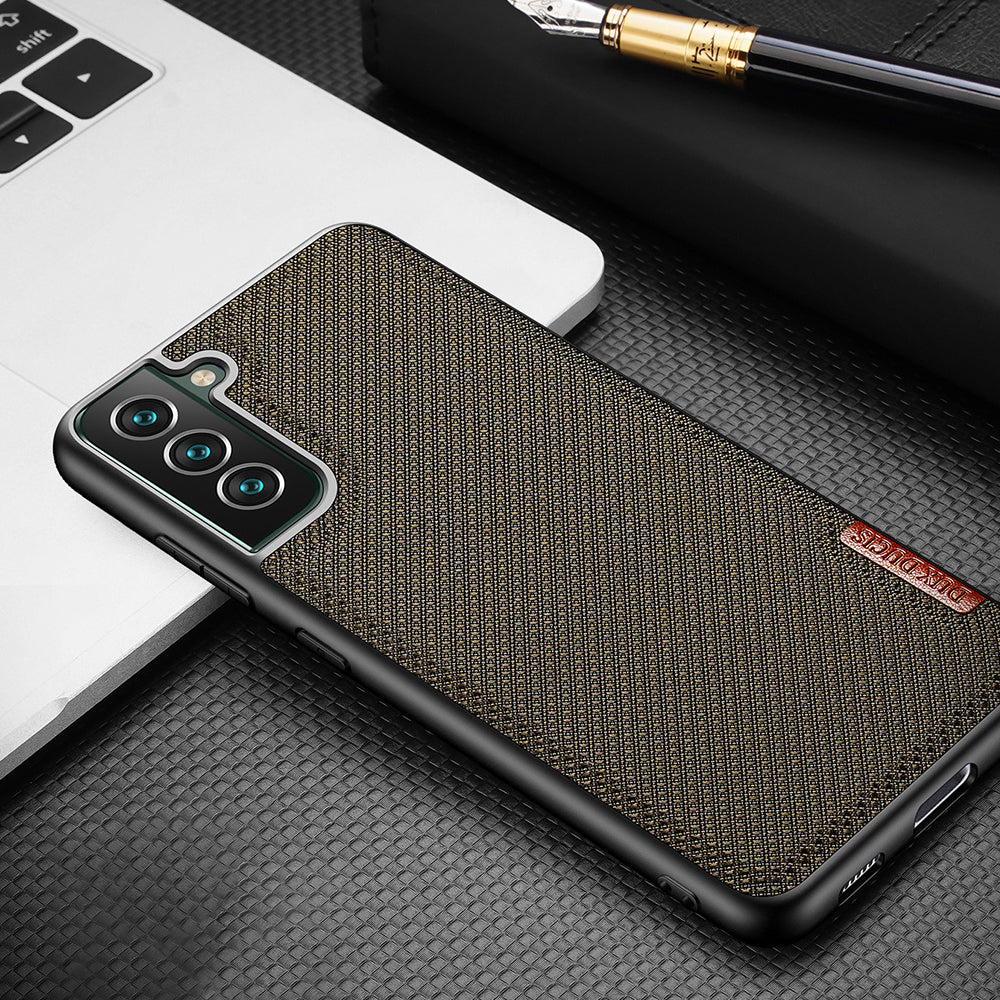 Dux Ducis Fino nyloninis dėklas Samsung Galaxy S22+ – mėlynas -- Samsung Galaxy S22+