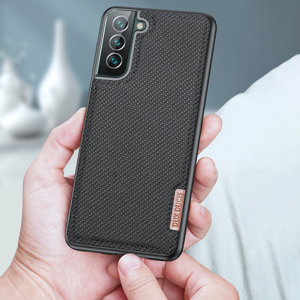 Dux Ducis Fino nyloninis dėklas Samsung Galaxy S22+ – mėlynas -- Samsung Galaxy S22+