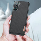Dux Ducis Fino nyloninis dėklas Samsung Galaxy S22+ – mėlynas -- Samsung Galaxy S22+