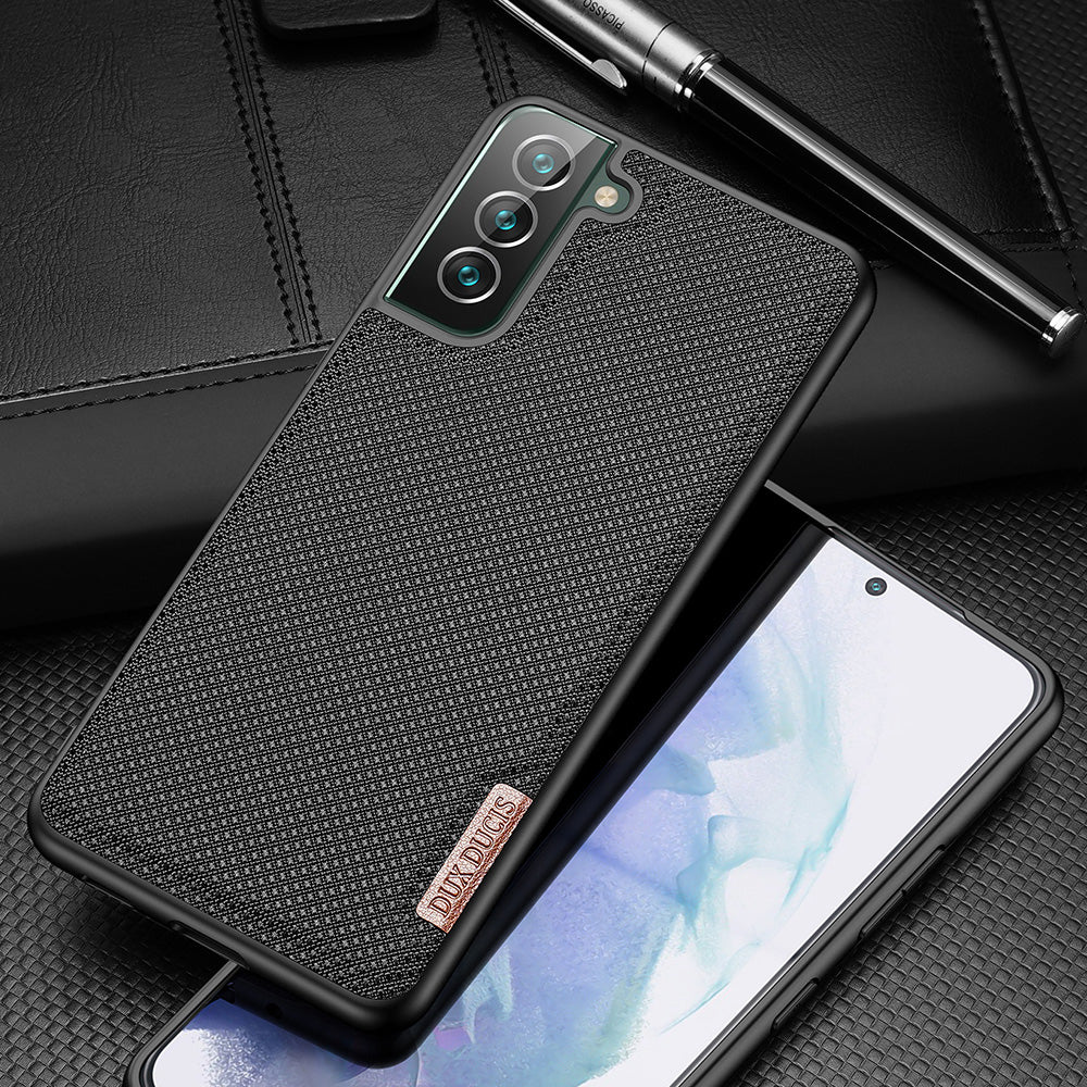 Dux Ducis Fino nyloninis dėklas Samsung Galaxy S22+ – mėlynas -- Samsung Galaxy S22+