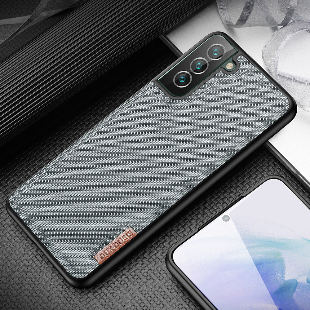 Dux Ducis Fino nyloninis dėklas Samsung Galaxy S22+ – mėlynas -- Samsung Galaxy S22+
