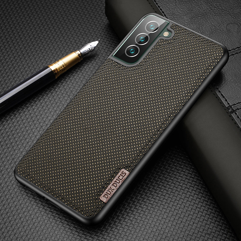 Dux Ducis Fino nyloninis dėklas Samsung Galaxy S22+ – mėlynas -- Samsung Galaxy S22+
