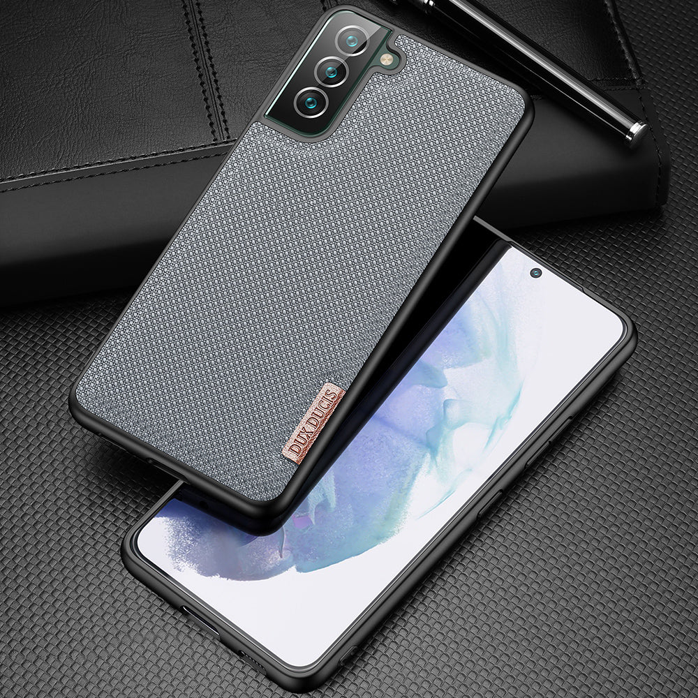 Dux Ducis Fino nyloninis dėklas Samsung Galaxy S22+ – mėlynas -- Samsung Galaxy S22+
