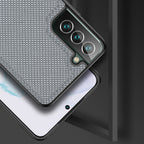 Dux Ducis Fino nyloninis dėklas Samsung Galaxy S22+ – mėlynas -- Samsung Galaxy S22+